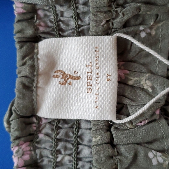 Spell & The Gypsy Collective Little Gypsies Lionheart Shirred Blouse 9Y - Picture 7 of 15